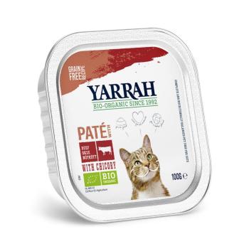 6x100g Yarrah bio paté nedves macskatáp- Bio marha & bio cikória kép