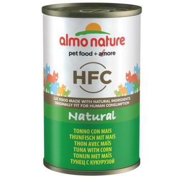 6x140g Almo Nature HFC nedves macskatáp-tonhal & kukorica kép