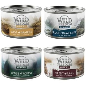 6x140g Wild Freedom Instinctive Misty Mountains vegyes csomag étrend-kiegészítő eledel macskáknak kép