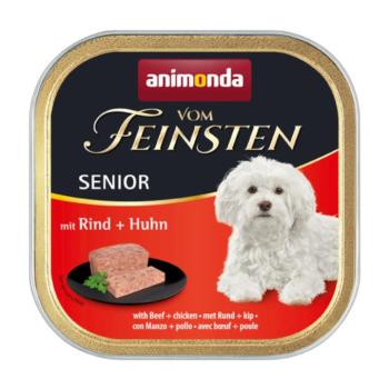 6x150g animonda Vom Feinsten Senior nedves kutyatáp-marha & csirke kép