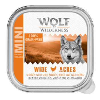 6x150g Wolf of Wilderness Adult Wide Acres - csirke tálcás nedves kutyatáp kép