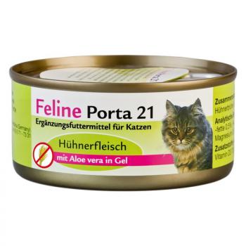 6x156g Feline Porta 21 csirke & aloe vera nedves macskatáp kép