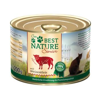 6x200g Best Nature Cat Senior bárány nedves macskatáp kép