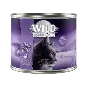 6x200g Wild Freedom Adult nedves macskatáp - Wild Hills - kacsa & csirke kép