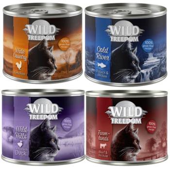 6x200g Wild Freedom nedves macskatáp- Adult vegyes csomag II. 5+1 ingyen akcióban kép