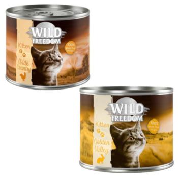 6x200g Wild Freedom nedves macskatáp Kitten vegyes csomag 5+1 ingyen akcióban kép