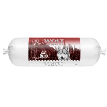 6x400 g Wolf of Wilderness Wurst Canada - marha, pulyka, tőkehalkipróbálási áron kép