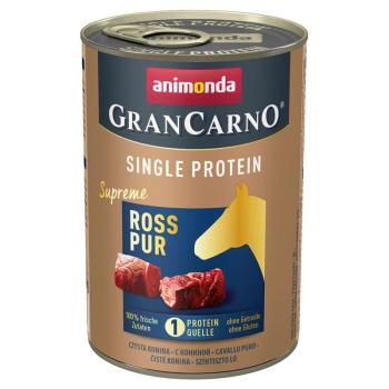 6x400g Animonda GranCarno Adult Single Protein Supreme nedves kutyatáp- Ló Pur kép