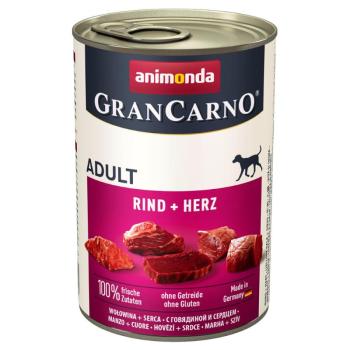 6x400g Animonda GranCarno Original Adult marha & szív nedves kutyatáp kép