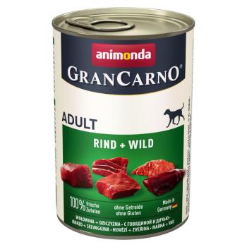 6x400g Animonda GranCarno Original Adult marha & vad nedves kutyatáp kép