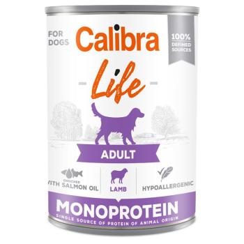 6x400g Calibra Dog Life Adult bárány nedves kutyatáp kép