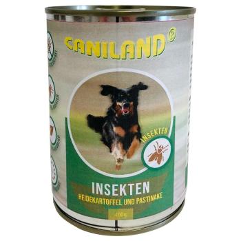 6x400g Caniland Insekten Lüneburgi burgonya & pasztinák nedves kutyatáp kép