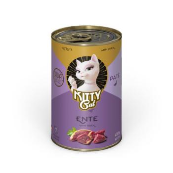 6x400g Kitty Cat Adult Pate Kacsa nedves macskatáp kép