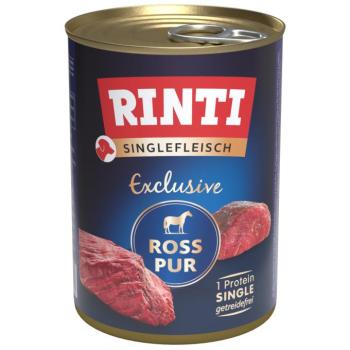 6x400g RINTI Singlefleisch Exclusive Ló pur nedves kutyatáp kép