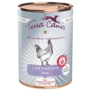 6x400g Terra Canis Alimentum Veterinarium Low Protein csirke nedves kutyatáp kép