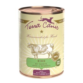 6x400g Terra Canis Classic nedves kutyatáp - Marha kép