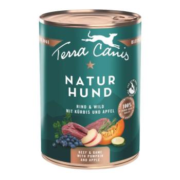 6x400g Terra Canis Naturhund Marha,vad, sütőtök & alma nedves kutyatáp kép