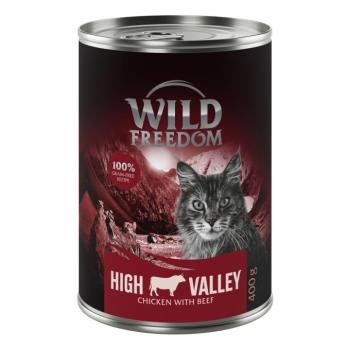 6x400g Wild Freedom Adult High Valley (Farmlands) marha & csirke nedves macskatáp kép