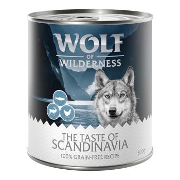 6x400g Wolf of Wilderness 'The Taste Of' nedves kutyatá- Scandinavia kép