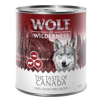 6x400g Wolf of Wilderness 'The Taste Of' nedves kutyatáp-Canada kép