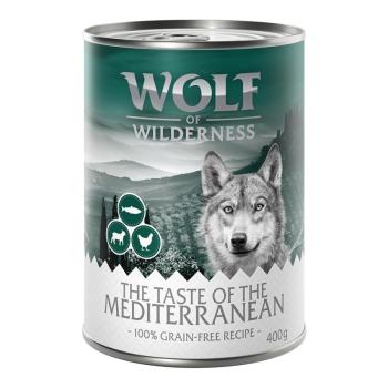 6x400g Wolf of Wilderness 'The Taste Of' nedves kutyatáp- Mediterranean kép