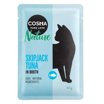 6x50g Cosma Nature tasakos nedves macskatáp - Skipjack  tonhal kép