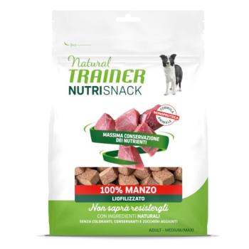 6x50g Natural Trainer Nutri Snack Adult fagyasztva szárított darabkák kutyasnack - Marha kép