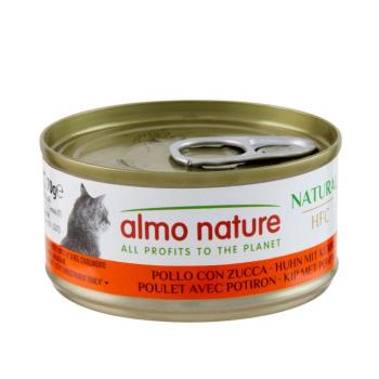 6x70g Almo Nature HFC  Csirke & tök nedves macskatáp kép