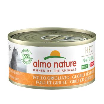 6x70g Almo Nature HFC Natural Grillezett csirke Made in Italy nedves macskatáp kép