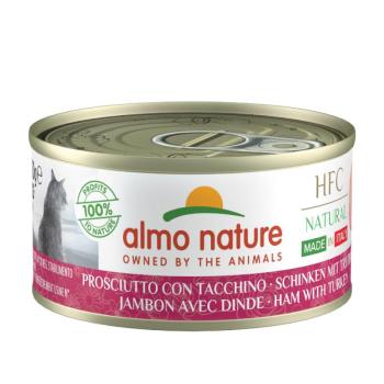 6x70g Almo Nature HFC Natural Sonka & pulyka Made in Italy nedves macskatáp kép