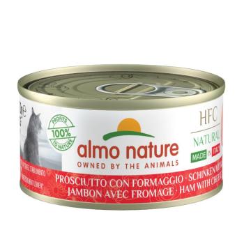 6x70g Almo Nature HFC Natural Sonka & sajt Made in Italy nedves macskatáp kép