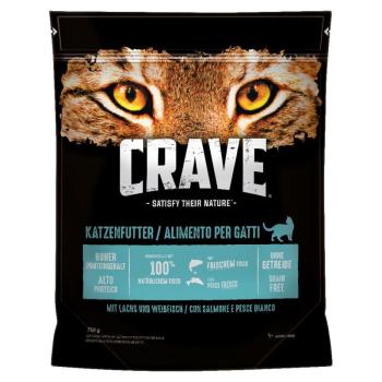 6x750g Crave Adult lazac & fehér hal száraz macskatáp kép