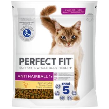 6x750g Perfect Fit Anti Hairball 1+ csirke száraz macskatáp kép