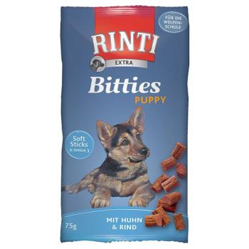 6x75g Rinti Extra Puppy Bitties jutalomfalat kutyáknak - csirke & marha kép