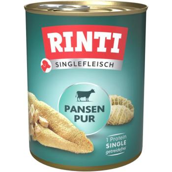 6x800 g Rinti Singlefleisch nedves kutyatáp- pacal pur kép