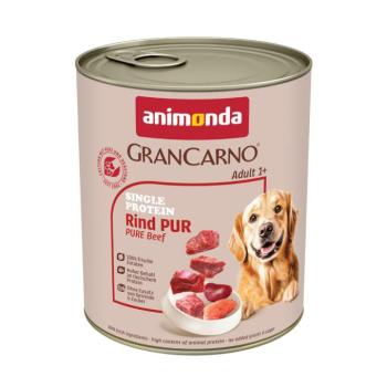 6x800g animonda GranCarno Adult Single Protein marha pur nedves kutyatáp kép