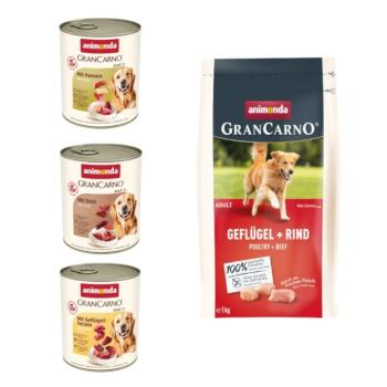 6x800g animonda GranCarno Original Adult nedves kutyatáp+1 kg száraztáp ingyen kép