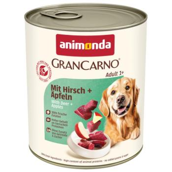 6x800g animonda GranCarno Original Adult szarvas & alma nedves kutyatáp kép
