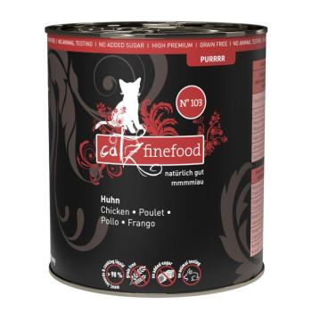 6x800g catz finefood nedves macskatáp - No. 103 csirke kép