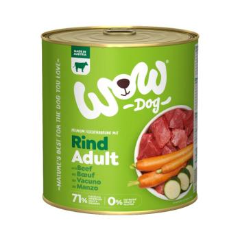 6x800g WOW Dog Adult marhahús nedves kutyatáp kép