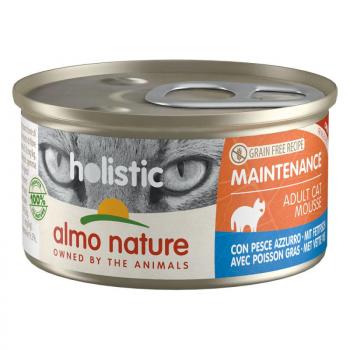 6x85g Almo Nature Holistic Maintenance nedves macskatáp- Zsíros hal kép