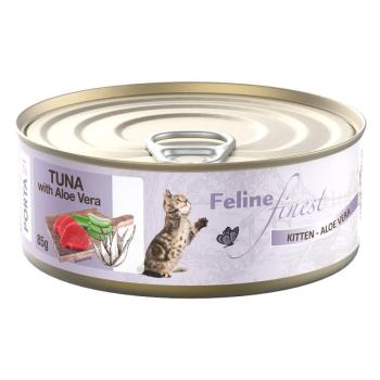 6x85g Porta21 Feline Finest Kitten tonhal & aloe nedves macskatáp kép