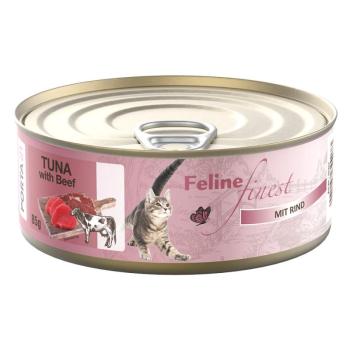 6x85g Porta21 Feline Finest Tonhal & marha nedves macskatáp kép