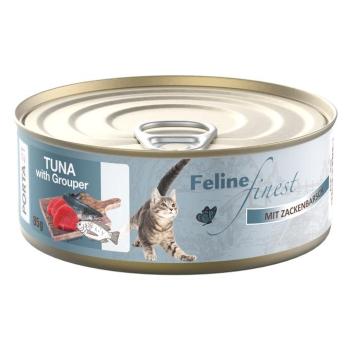 6x85g Porta21 Feline Finest Tonhal & sügér nedves macskatáp kép