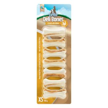 7 db à 5 cm (140 g) Barkoo Deli Strong Bones csirke rágócsont kutyáknak kép