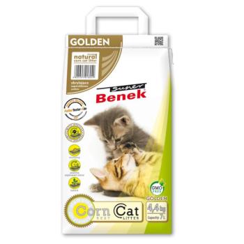 7 l (kb. 4,4 kg) Benek Super Corn Cat Golden macskaalom kép