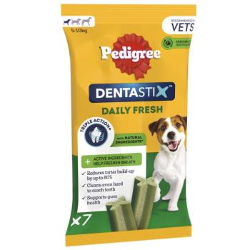 7db Pedigree Dentastix Fresh mindennapi frissesség kis méretű kutyáknak kép