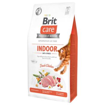 7kg Brit Care Grain-Free Indoor Anti-stressz - macskaeledel, beltéri használatra, gabonamentes kép