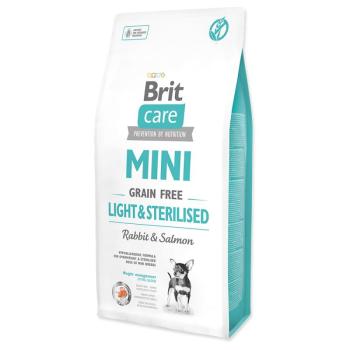 7kg Brit Care Mini Grain-Free Light & Sterilised száraz kutyatáp kép