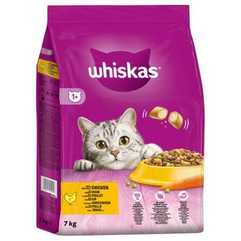 7kg Whiskas 1+ csirke száraz macskatáp kép